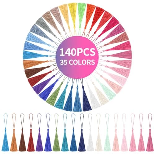 140 Multicolor Tassels