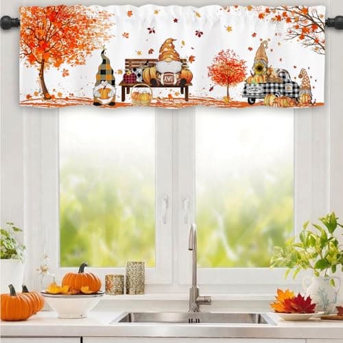 Autumn Gnome Valance