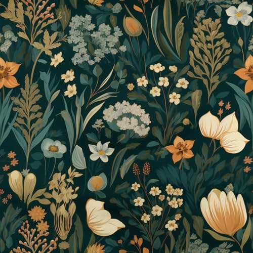 Vintage Floral Wallpaper