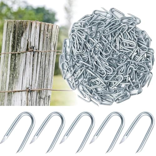 400pc Galvanized U-Nails