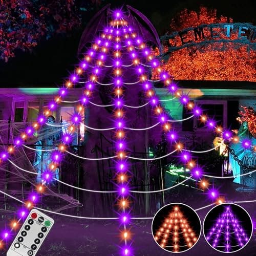 Giant Spider Web Lights