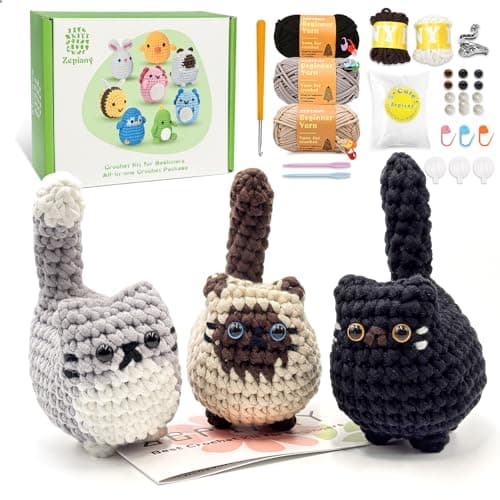 Amigurumi Crochet Cat Kit