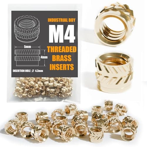 M4 Brass Heat Inserts