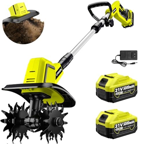High-Capacity Cordless Tiller