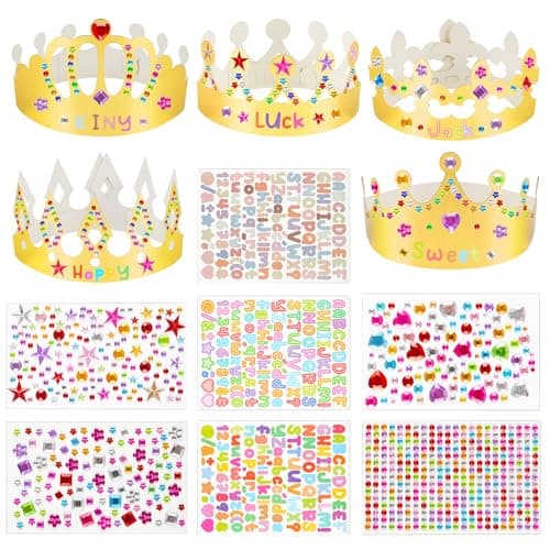DIY Gold Paper Crowns