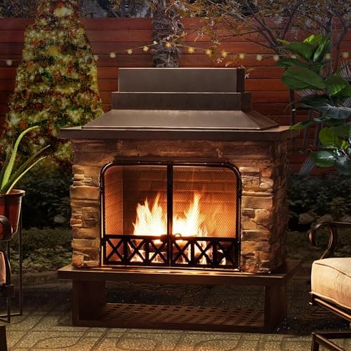 Sunjoy Outdoor Fireplace