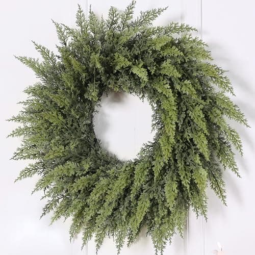Real Touch Cedar Wreath