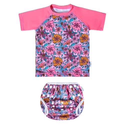 Swim Diaper Rashguard Set