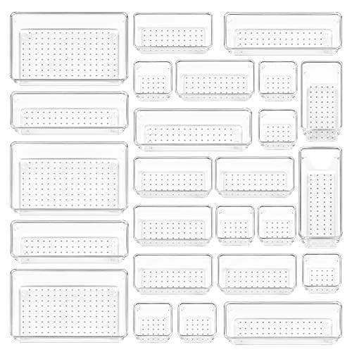 25-Piece Clear Bins