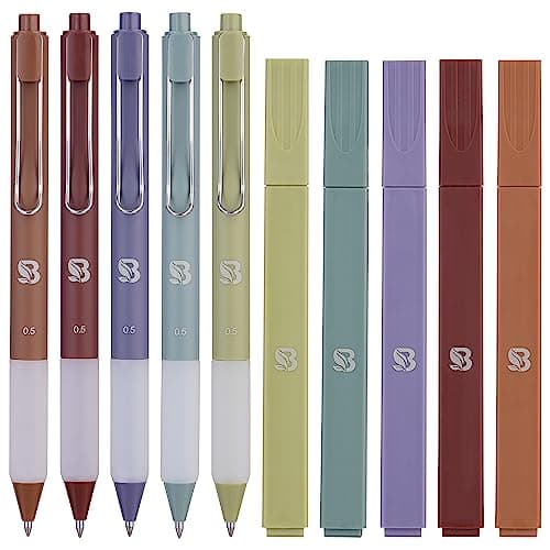 Earthy Highlighters and Pens