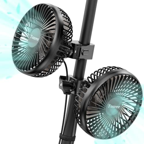 Dual Clip Tent Fans