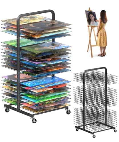 40-Shelf Art Drying Stand