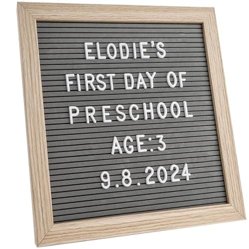 10x10 Hardwood Letter Board
