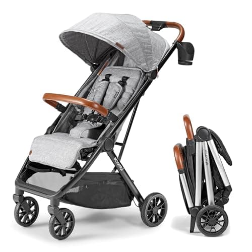 Vegan Leather Umbrella Stroller
