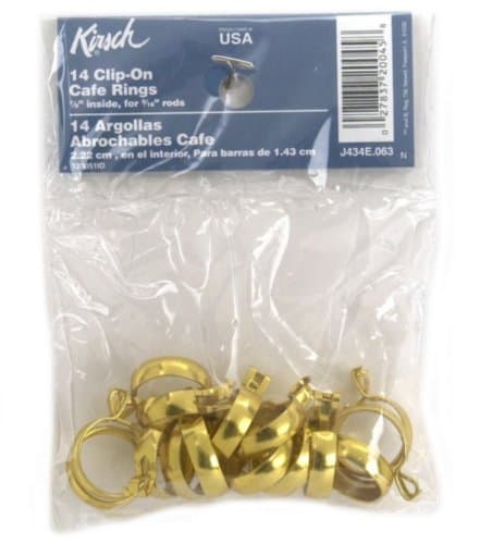 The Best Cafe Curtain Rings