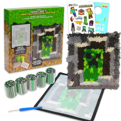 Minecraft Creeper Rug Kit