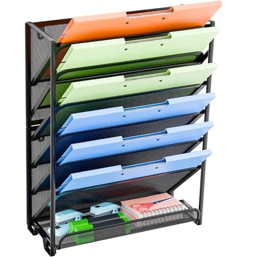 7-Tier Vertical File Rack