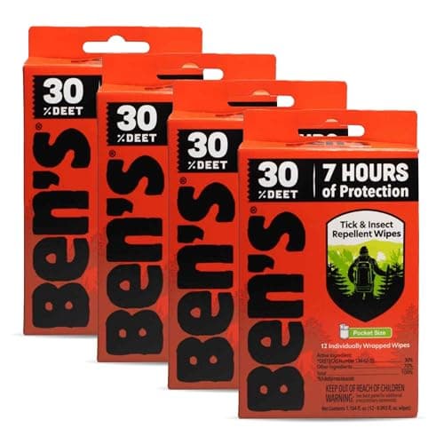 Ben's 30% DEET Wipes