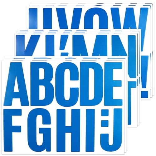 4-Inch Alphabet Stickers