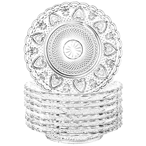 8-Inch Glass Salad Plates