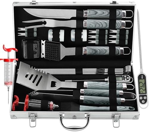 24-Piece BBQ Tool Set