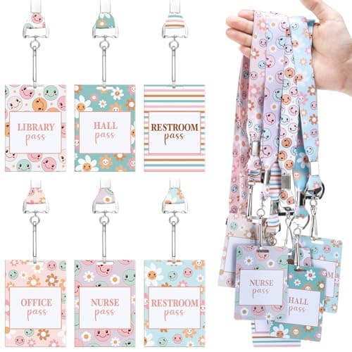 Pastel PVC Hall Passes