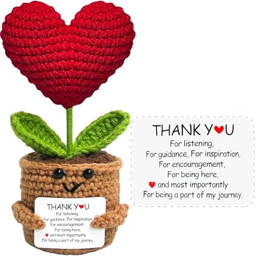 Crochet Heart Flower Gift