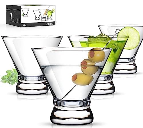Stemless Martini Set