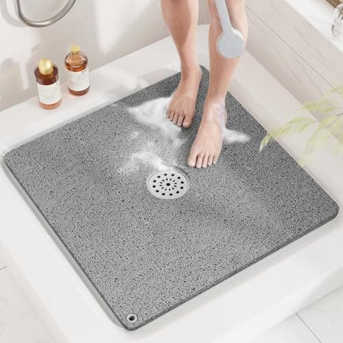 PVC Loofah Bath Mat
