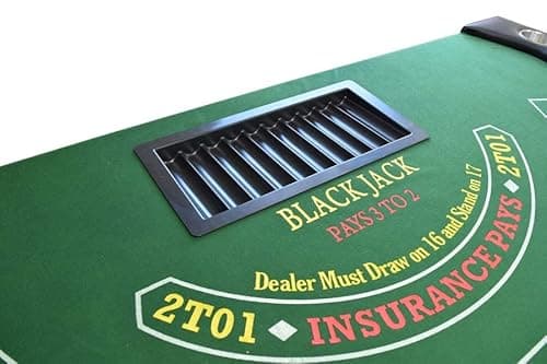 71'' Blackjack Table Green