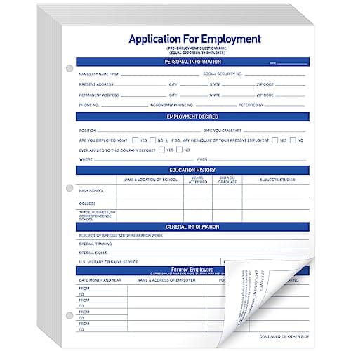 Employment Application Pack