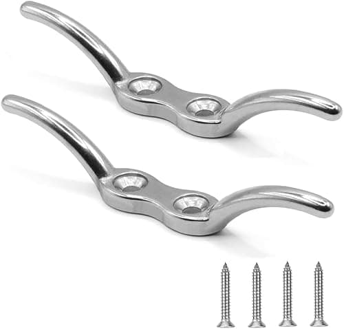 4" Stainless Dock Cleats