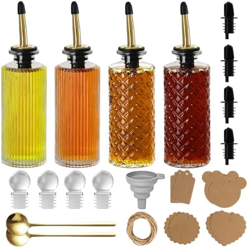 Premium Glass Syrup Set