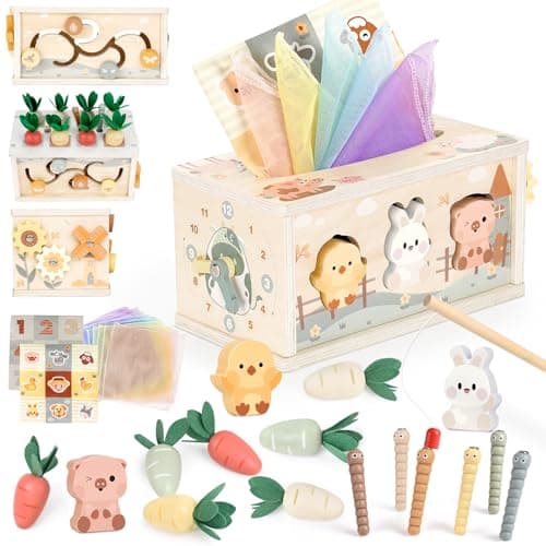 Joyreal Wooden Activity Cube