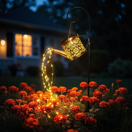 Watering Can Waterfall Light