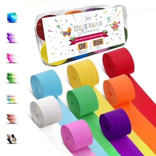 Captain Decor Rainbow Streamers