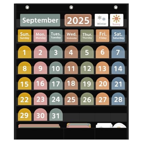 Large Boho Calendar Chart