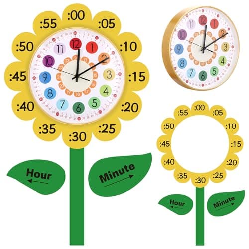 Sunflower Learning Clock