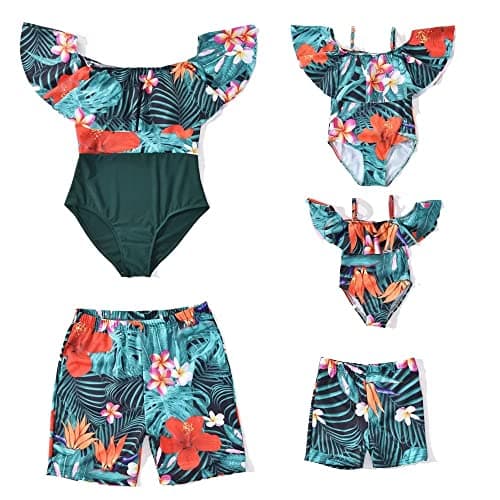 Off-Shoulder Girls Monokini