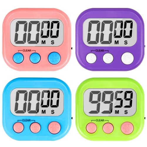 4-Pack Classroom Timers
