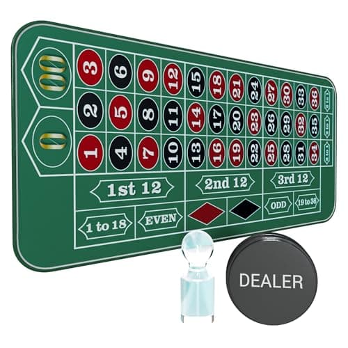 Portable Rubber Roulette Mat