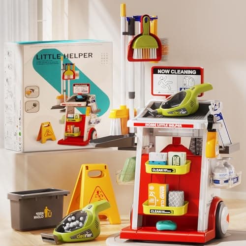 22-Piece Cleaning Cart