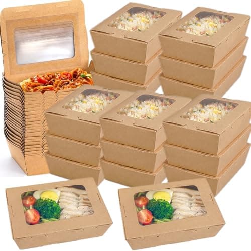 NROZIET Kraft Window Boxes
