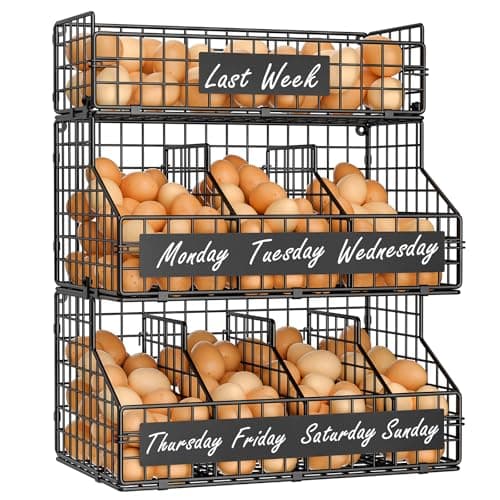 Stackable Wire Egg Baskets