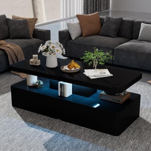 LED Accent Coffee Table