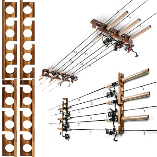 Solid Hardwood 12-Rod Rack