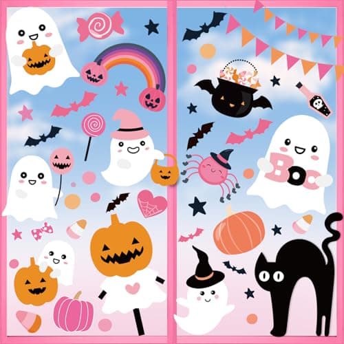 Pink Cute Window Clings