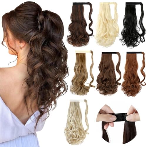 Curly Wrap Ponytail