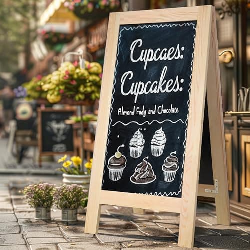 Large Wooden Sandwich Board