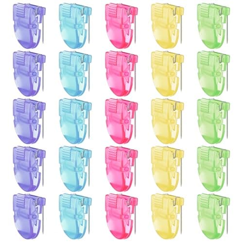 25-Pack Multicolor Cubicle Clips